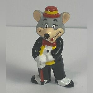 1994 CHUCK E CHEESE SHOWBIZ PIZZA “TUX ERA” Vintage PVC Cake Topper